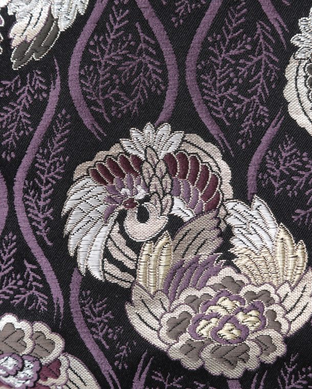 男児｜和装・葵　紫陣羽織