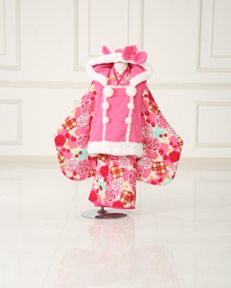 女児｜和装（3歳用被布）・パーカー風のメチャクチャ可愛いデザイン