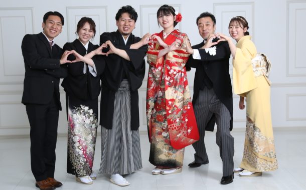 ウエディングフォト×和装2着ご利用のお客様ご紹介♪ご両家も衣裳レンタルで楽しい撮影となりました！（和装Ver.2)